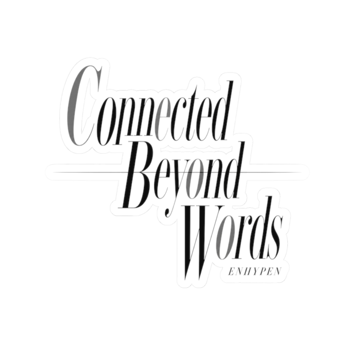 ENHYPEN "Connected Beyond Words" Sticker - Official stickers merchandise