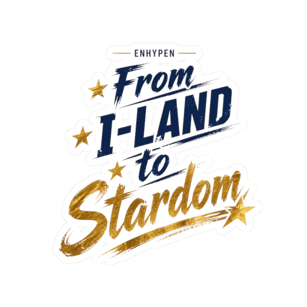 ENHYPEN "From I-LAND to Stardom" Sticker - Official stickers merchandise
