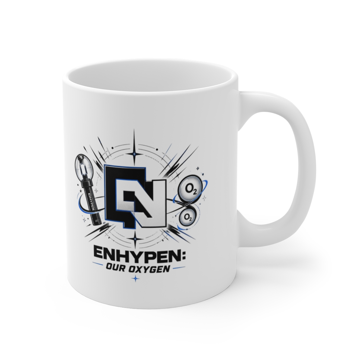 ENHYPEN "oxygen" White Mug - Official mugs merchandise
